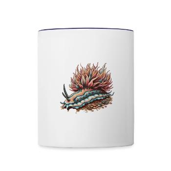 Nudibranch Sea Slug Whisperer - Tasse zweifarbig - Weiß/Kobaltblau - Vorne