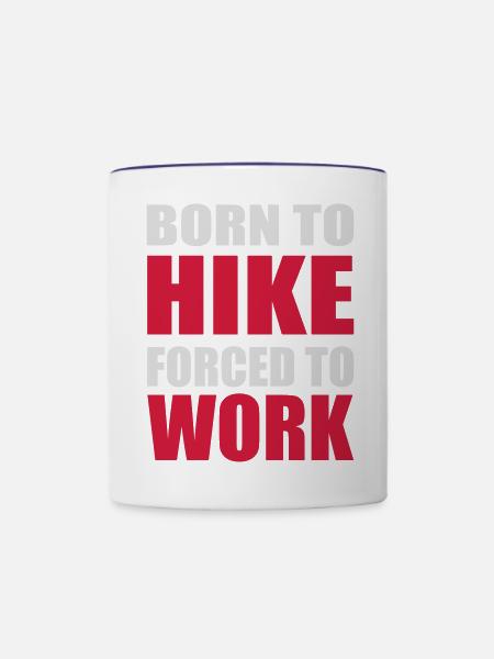 Hiking - Tasse zweifarbig - Weiß/Kobaltblau