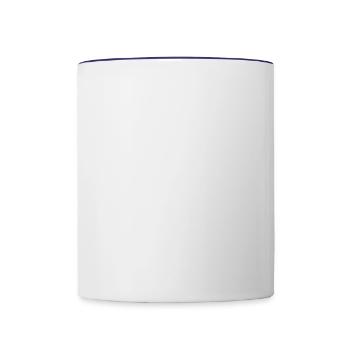 J'ai tellement froid - Mug contrasté - blanc/bleu cobalt - Devant
