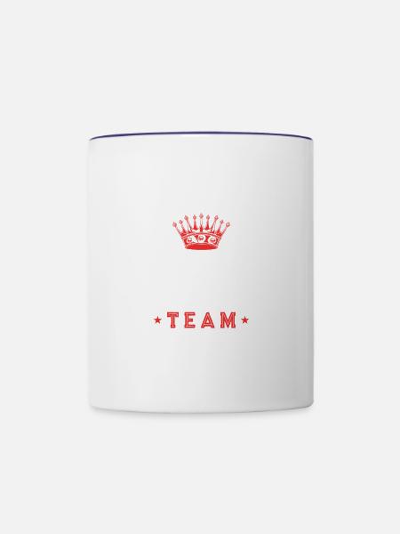 Groom Team - Tasse zweifarbig - Weiß/Kobaltblau