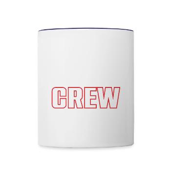 Chess Crew - Tasse zweifarbig - Weiß/Kobaltblau - Vorne
