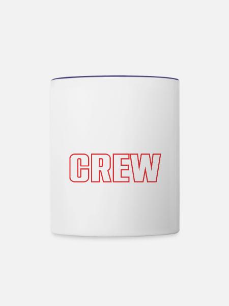 Boxing Crew - Tasse zweifarbig - Weiß/Kobaltblau