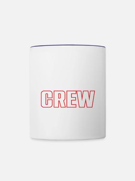 Racing Crew - Tasse zweifarbig - Weiß/Kobaltblau