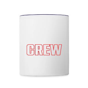 Tuning Crew - Tasse zweifarbig - Weiß/Kobaltblau - Vorne