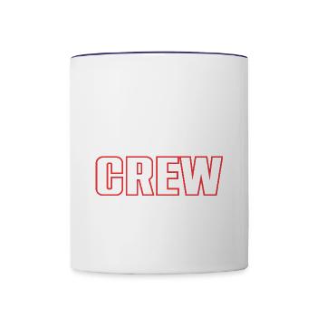 Dancing Crew - Contrasting Mug - white/cobalt blue - Front