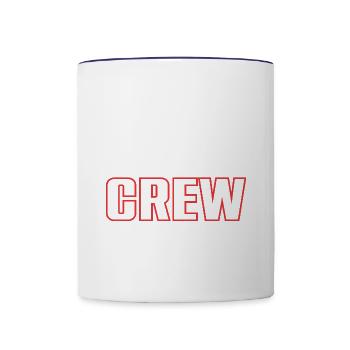 Skater Crew - Contrasting Mug - white/cobalt blue - Front