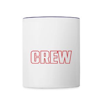 Camping Crew - Tasse zweifarbig - Weiß/Kobaltblau - Vorne