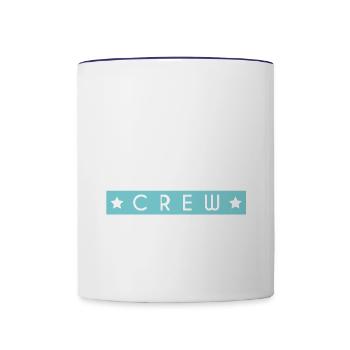 Grill Crew - Tasse zweifarbig - Weiß/Kobaltblau - Vorne