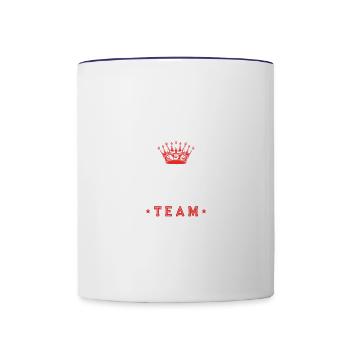 Climbing Team - Tasse zweifarbig - Weiß/Kobaltblau - Vorne