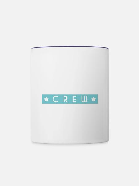 Kickboxing Crew - Tasse zweifarbig - Weiß/Kobaltblau