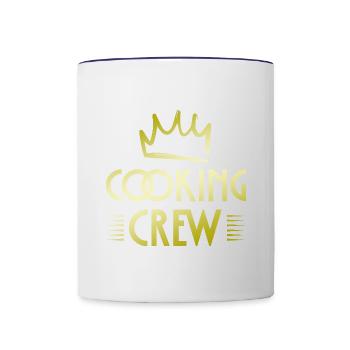 Cooking Crew - Tasse zweifarbig - Weiß/Kobaltblau - Vorne