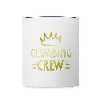 Climbing Crew - Tasse zweifarbig - Weiß/Kobaltblau - Vorne