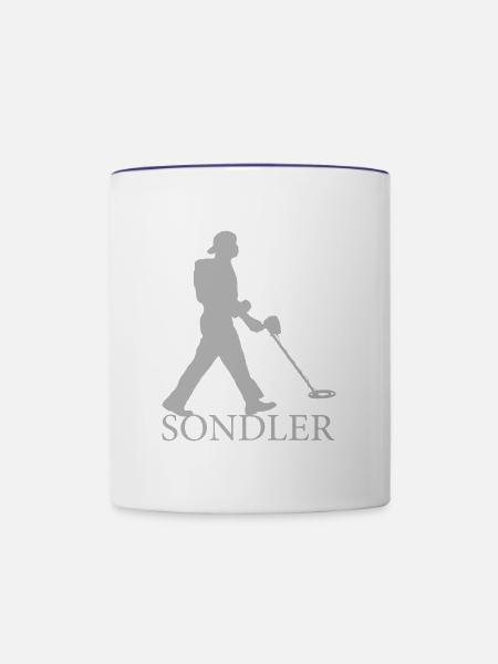 Sondler - Tasse zweifarbig - Weiß/Kobaltblau