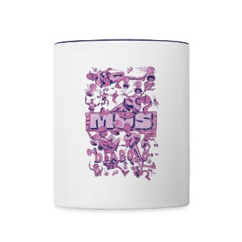 MUS Diabolo MAD URBAN SKILLZ - Tasse zweifarbig - Weiß/Kobaltblau - Vorne