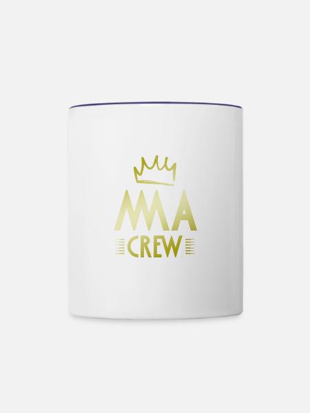 Mma Crew - Tasse zweifarbig - Weiß/Kobaltblau