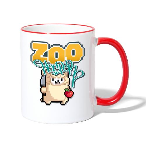 ZooKeeper Apple - Contrasting Mug