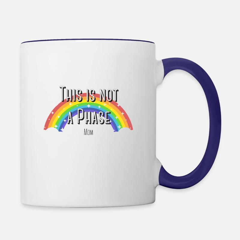 This is not a Phase 🌈 - Contrasting Mug - white/cobalt blue