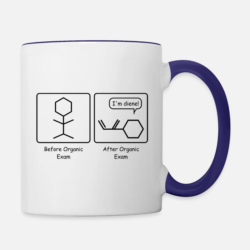 Chimie - Mug contrasté - blanc/bleu cobalt