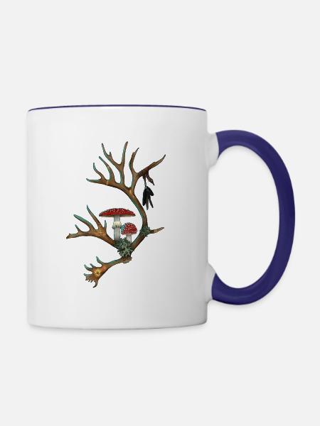 Shamanic Soul - Tasse zweifarbig - Weiß/Kobaltblau