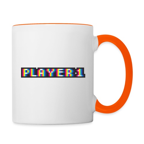 Partnerlook No. 2 (Player 1) - Farbe/colour - Tasse zweifarbig