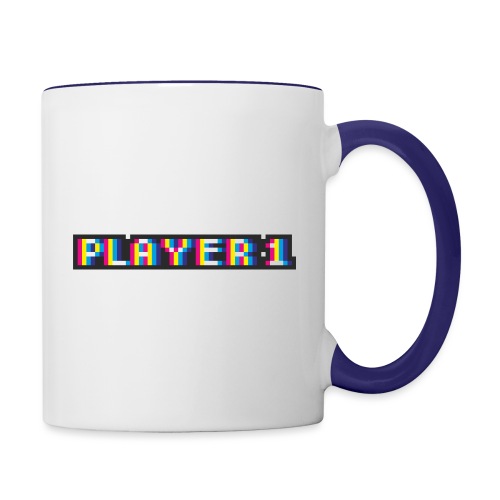 Partnerlook No. 2 (Player 1) - Farbe/colour - Tasse zweifarbig