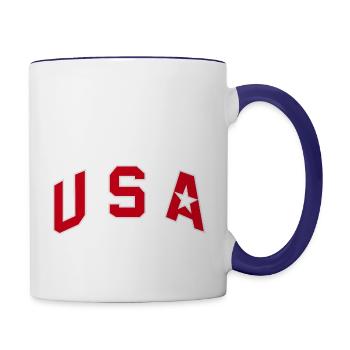 USA Redeem team - 2008 - Contrasting Mug - white/cobalt blue - Right