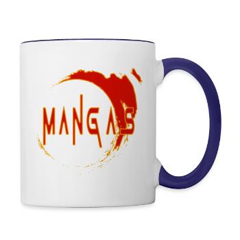 Manga - Contrasting Mug - white/cobalt blue - Right