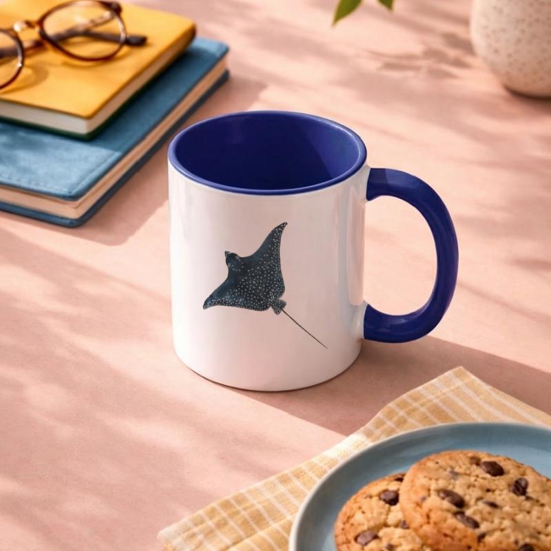 Rays Eagle Rays Stingrays Reef Plongée Mug contrasté