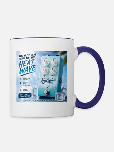 Imaginary Effects #37 – Der Hydrator - Tasse zweifarbig - Weiß/Kobaltblau