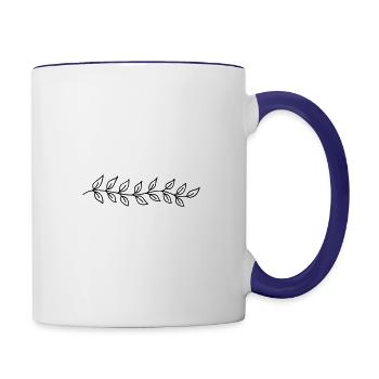 Ornament - Contrasting Mug - white/cobalt blue - Right