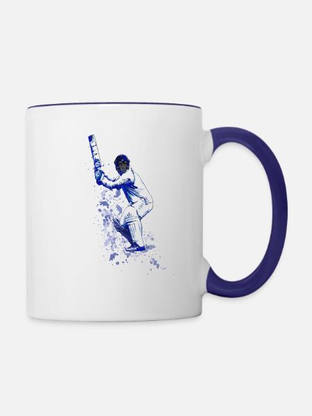 CRICKET - BATSMAN - Tasse zweifarbig - Weiß/Kobaltblau