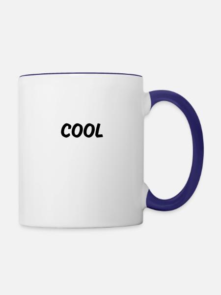 KÜHL - Tasse zweifarbig - Weiß/Kobaltblau