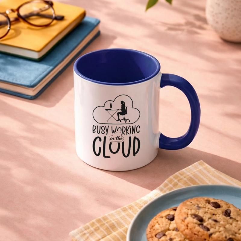 Cloud Computing Programmer Coding Professional Contrasting Mug