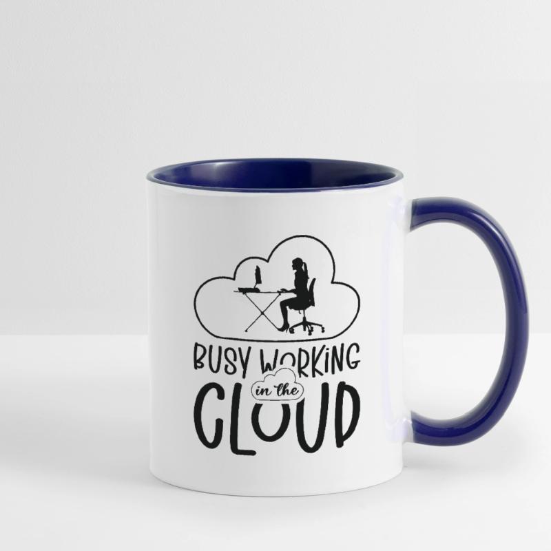 Cloud Computing Programmer Coding Professional Contrasting Mug