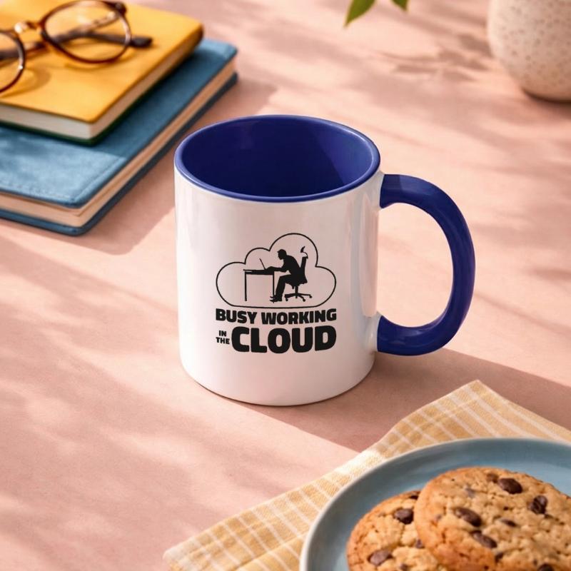 Cloud Computing Programmierer Kodierung Tasse zweifarbig