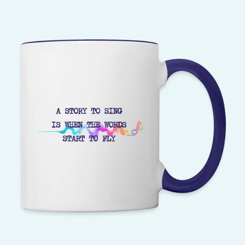 INTENSIA WORDS TO THINK OR TO SING BOOK MERCH - Contrasting Mug