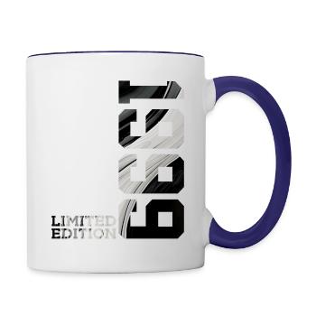 LIMITED EDITION 1999 27TH BIRTHDAY - Contrasting Mug - white/cobalt blue - Right