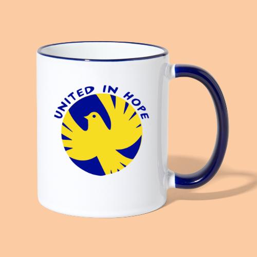 United for peace - Contrasting Mug