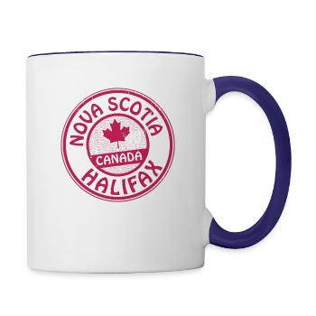 Nova Scotia Halifax - Tasse zweifarbig - Weiß/Kobaltblau - Rechts