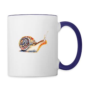 slug - Contrasting Mug - white/cobalt blue - Right