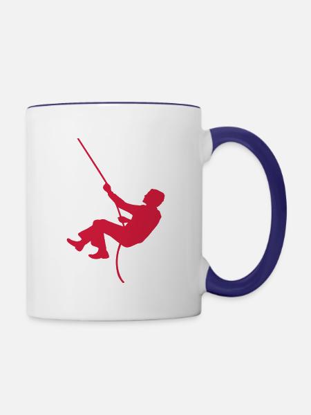 Markung Climb - Tasse zweifarbig - Weiß/Kobaltblau