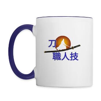 Katana 4 - Contrasting Mug - white/cobalt blue - Left