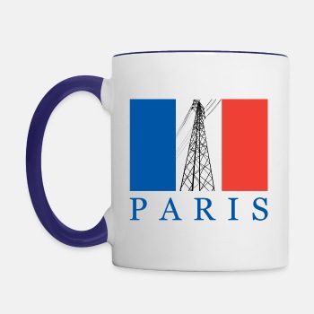Paris (høyspentmast) - Tofarget kaffekopp/krus