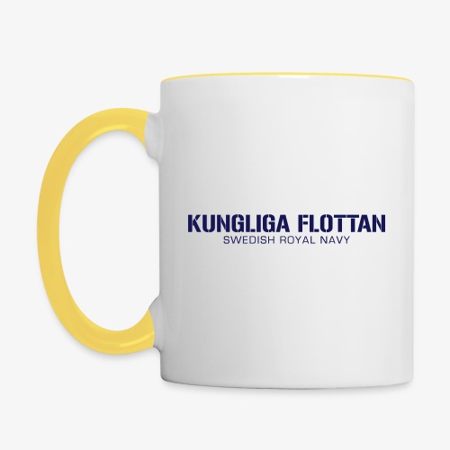 Kungliga Flottan - Swedish Royal Navy - Tvåfärgad mugg