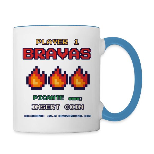 Taza bicolor · Player 1: Bravas