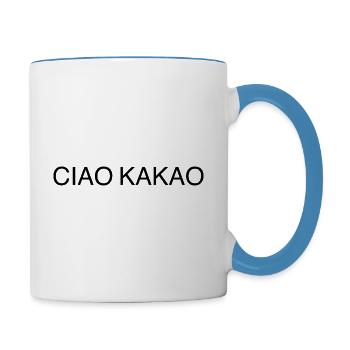 CIAO COCOA - Contrasting Mug - white/light blue - Right