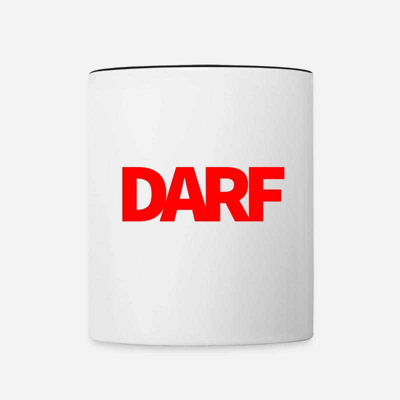 Ich darf das! - Tasse zweifarbig - Weiß/Schwarz