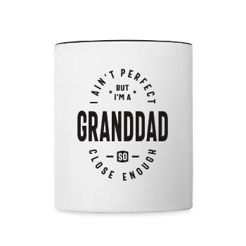 Granddad - Imperfectly Perfect Dad - Contrasting Mug - white/black - Front