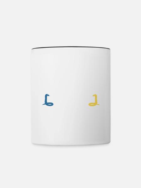 Python Entwickler Programmierer Coder Geschenkidee - Tasse zweifarbig - Weiß/Schwarz