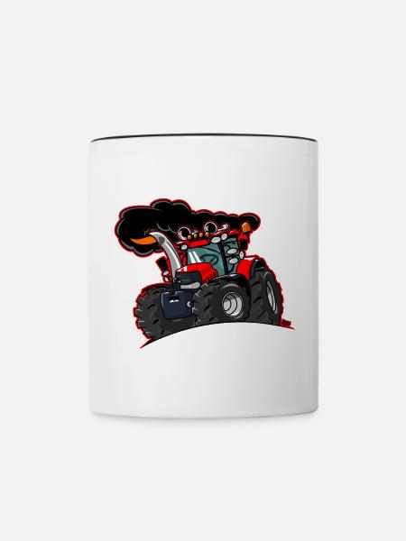 0961 Fall - Tasse zweifarbig - Weiß/Schwarz